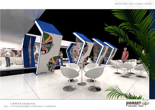 旭森涂層廣印展特裝展臺設(shè)計(jì)搭建