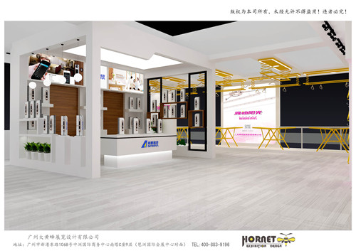 雅迪陽光建材展特裝展臺(tái)設(shè)計(jì)搭建