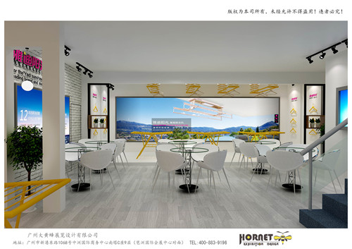 雅迪陽光建材展特裝展臺(tái)設(shè)計(jì)搭建