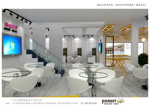 雅迪陽光建材展特裝展臺(tái)設(shè)計(jì)搭建