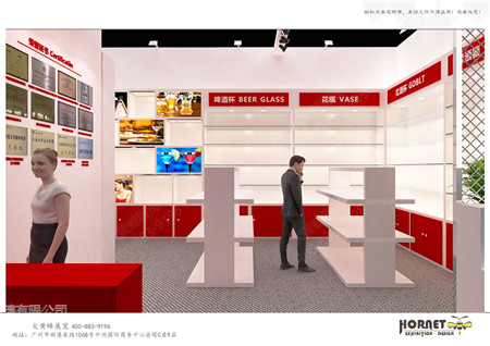 紅海玻璃廣州酒店用品展會設(shè)計(jì)制作