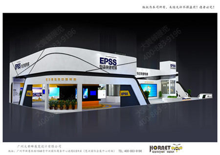 怡達快速電梯上海電梯展臺設計