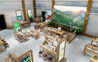 安吉白茶茶博會展會設(shè)計搭建